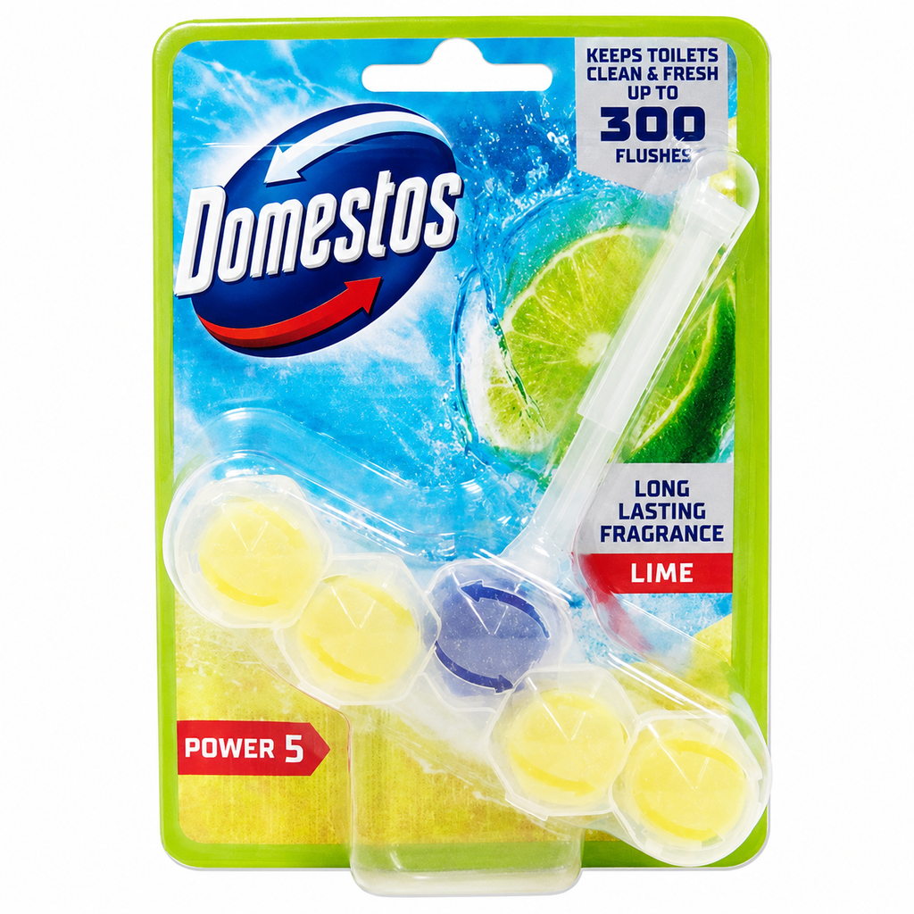 Domestos Rimblock Lime 55g (Pack of 9)