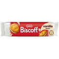 Lotus Biscoff Sandwich Vanilla Cream Biscuits 150g (Pack of 9)