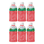 Mogu Mogu Watermelon Flavour Drink with Nata De Coco 320ml (Pack of 6)
