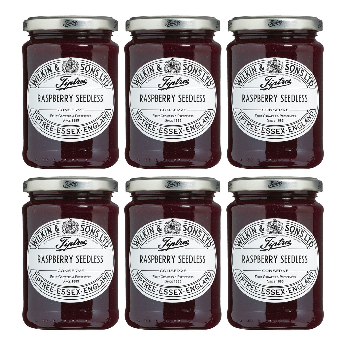 Wilkin & Sons Ltd Tiptree Raspberry Seedless Conserve 340g (Pack of 6)