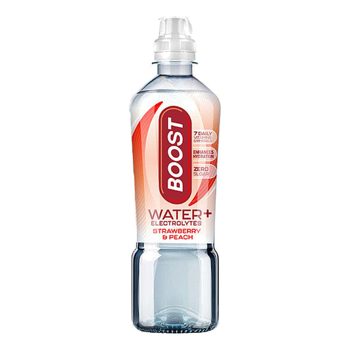 Boost Sport Hydration Water Strawberry Peach 500ml (Pack of 12)