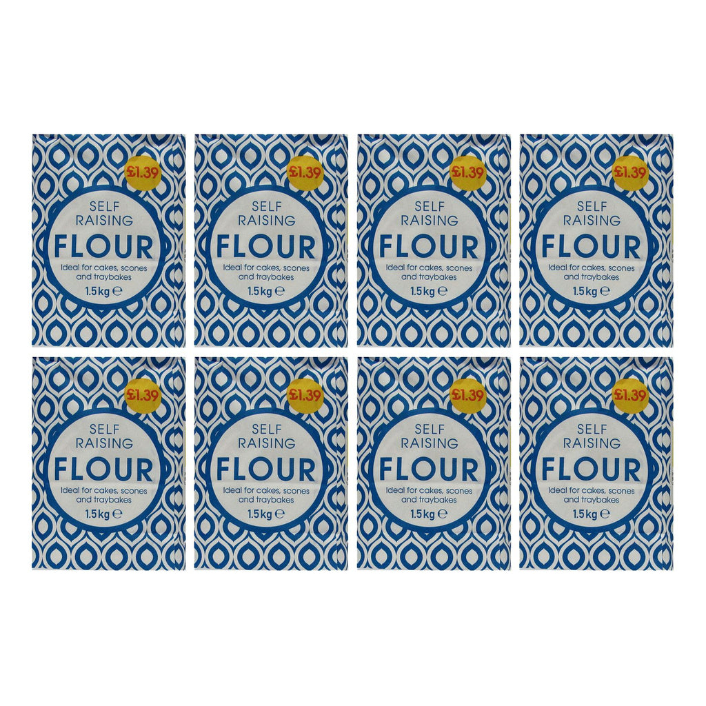 Bestin Self Raising Flour 1.5kg (Pack of 8)