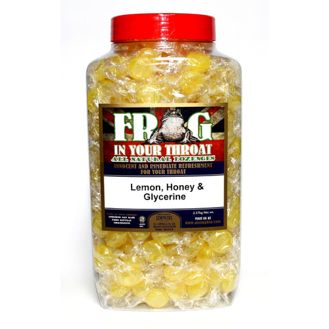 Lemon ,Honey & Glycerine Cough Sweets- 5lb jar