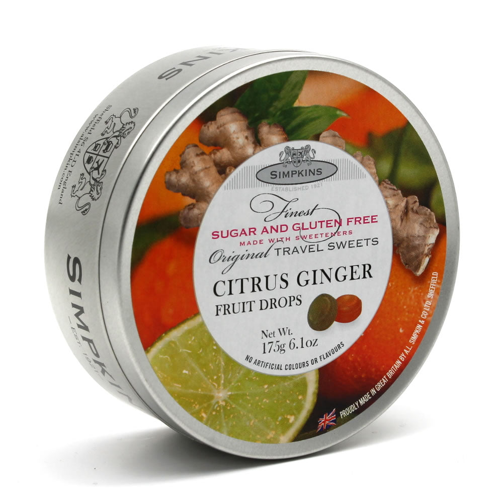Sugar Free & Gluten Free Citrus Ginger Drops