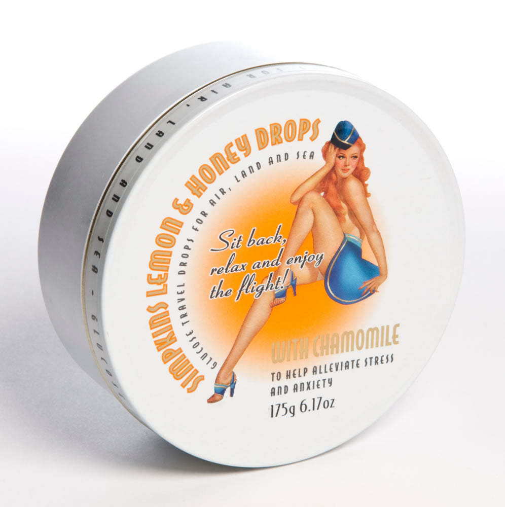 Simpkins Lemon Honey and Chamomile Retro Travel Tin