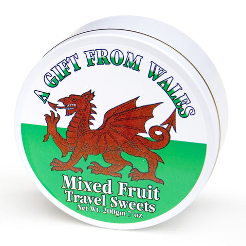 Welsh Dragon Mixed Fruit Travel Sweets