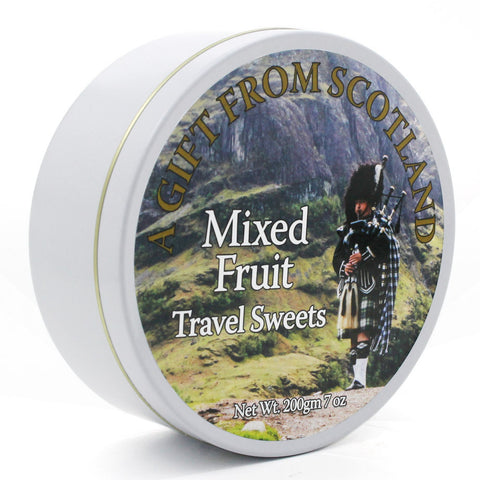 Scottish Piper Mixed Fruit Travel Sweets (Pack of 6)