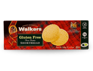 Walkers Gluten Free Shortbread Rounds 140g (Pack of 12)