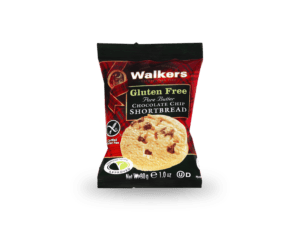 Walkers Gluten Free Chocolate Chip Shortbread Rounds CASE 30g (Pack of 60)