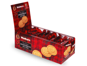 Walkers Shortbread Rounds 2’s DISPLAY BOX 34g (Pack of 12)