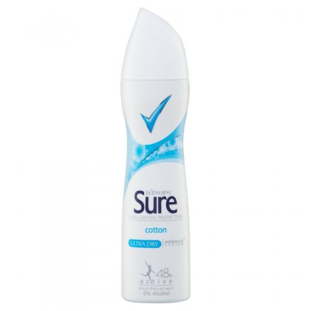 Sure Women Cotton Antiperspirant Deodorant 150ml (Pack of 6)