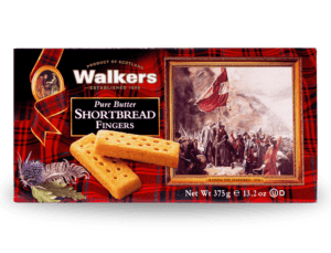 Walkers “Raising the Standard” Shortbread Fingers 375g (Pack of 12)
