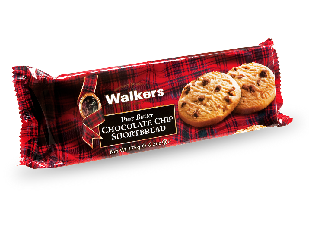 Walkers Everyday Pack Chocolate Chip Shortbreads 175g (Pack of 12)