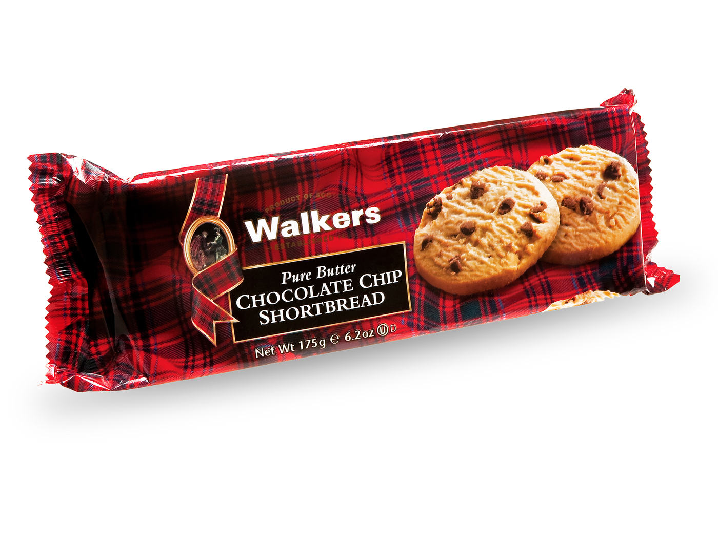 Walkers Everyday Pack Chocolate Chip Shortbreads 175g (Pack of 12)