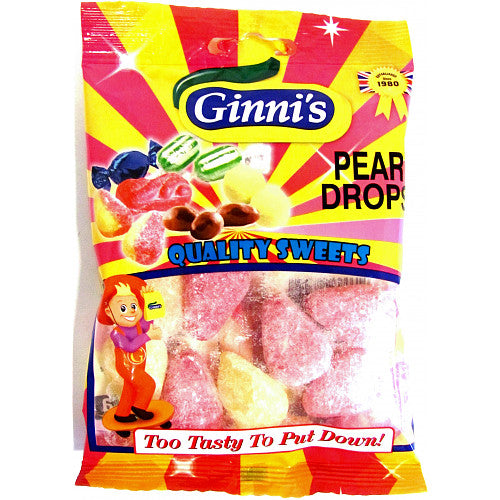 Ginni Pear Drops 140g