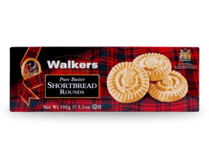 Walkers Box Thistle Shortbread Rounds 150g (Pack of 12)