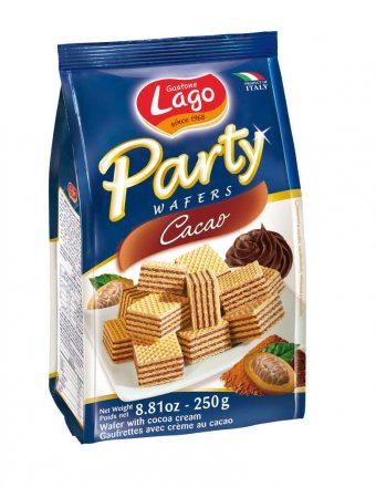 Lago Party Chocolate Wafers 250g (Pack of 10)