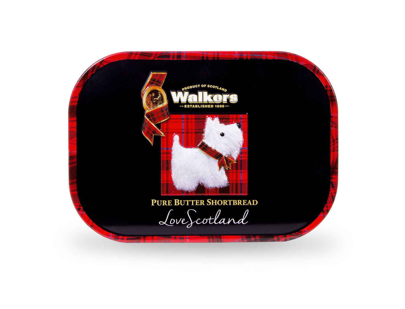 Walkers Scottie Dog Keepsake Tin 130g (Pack of 12)