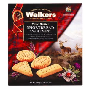 Walkers ‘Stag’ Assorted Shortbread 440g  (Pack of 6)