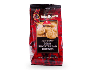 Walkers Mini Bag Shortbread Round 125g (Pack of 12)