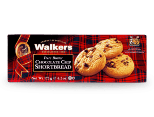 Walkers Box Chocolate Chip Shortbreads 175g (Pack of 12)