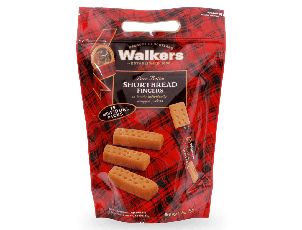 Walkers Shortbread Finger Sharing Bag 210g (Pack of 12)