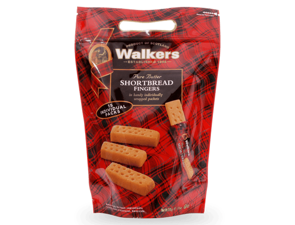 Walkers Shortbread Finger Sharing Bag 210g (Pack of 12)