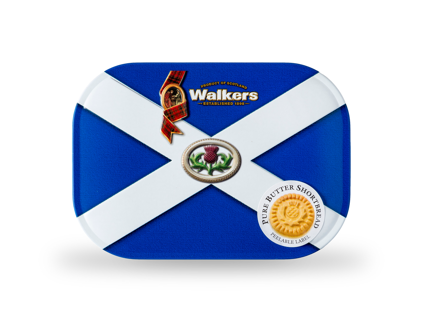 Walkers Saltire Keepsake Tin 136g (Pack of 12)