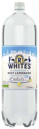 R Whites Diet Lemonade 2Ltr (Pack of 8)