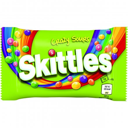 Skittles Crazy Sours 55g (Pack of 36)