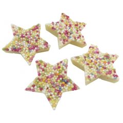 Kingsway White Chocolate Snowie Stars 1kg Bag