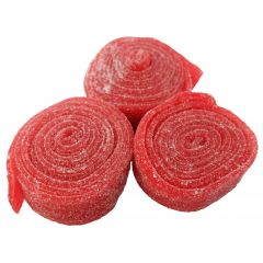 Kingsway Fizzy Red Liquorice Rolls 500g Bag
