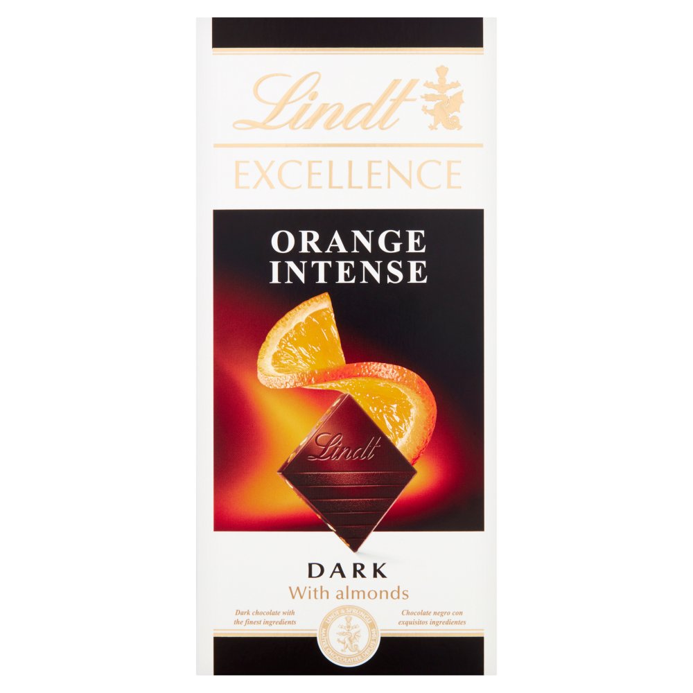 Lindt Excellence Dark Orange Chocolate Bar