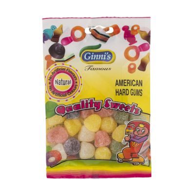Ginni American Hard Gums 130g (Pack of 10)