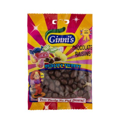 Ginni Choc/Raisins 90g (Pack of 10)