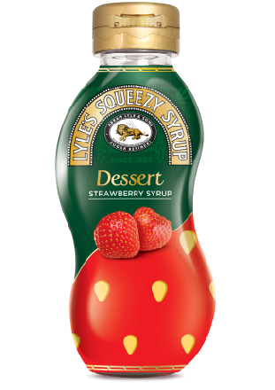 Lyle's Squeezy Strawberry 325g (Pack of 6)