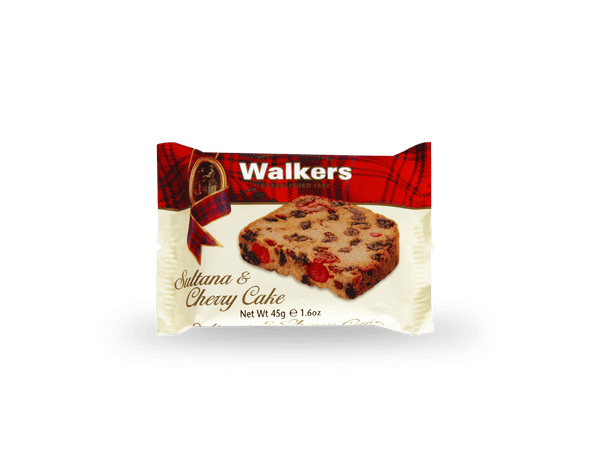 Walkers Slice Sultana & Cherry Cake CASE 45g (Pack of 60)