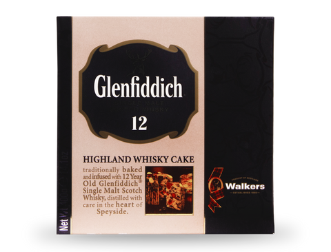 Walkers Boxed Glenfiddich Whisky Cake 400g (Pack of 6)