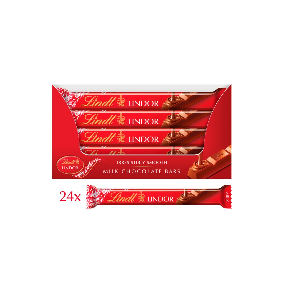 Lindt Lindor Milk Chocolate Bar 38g