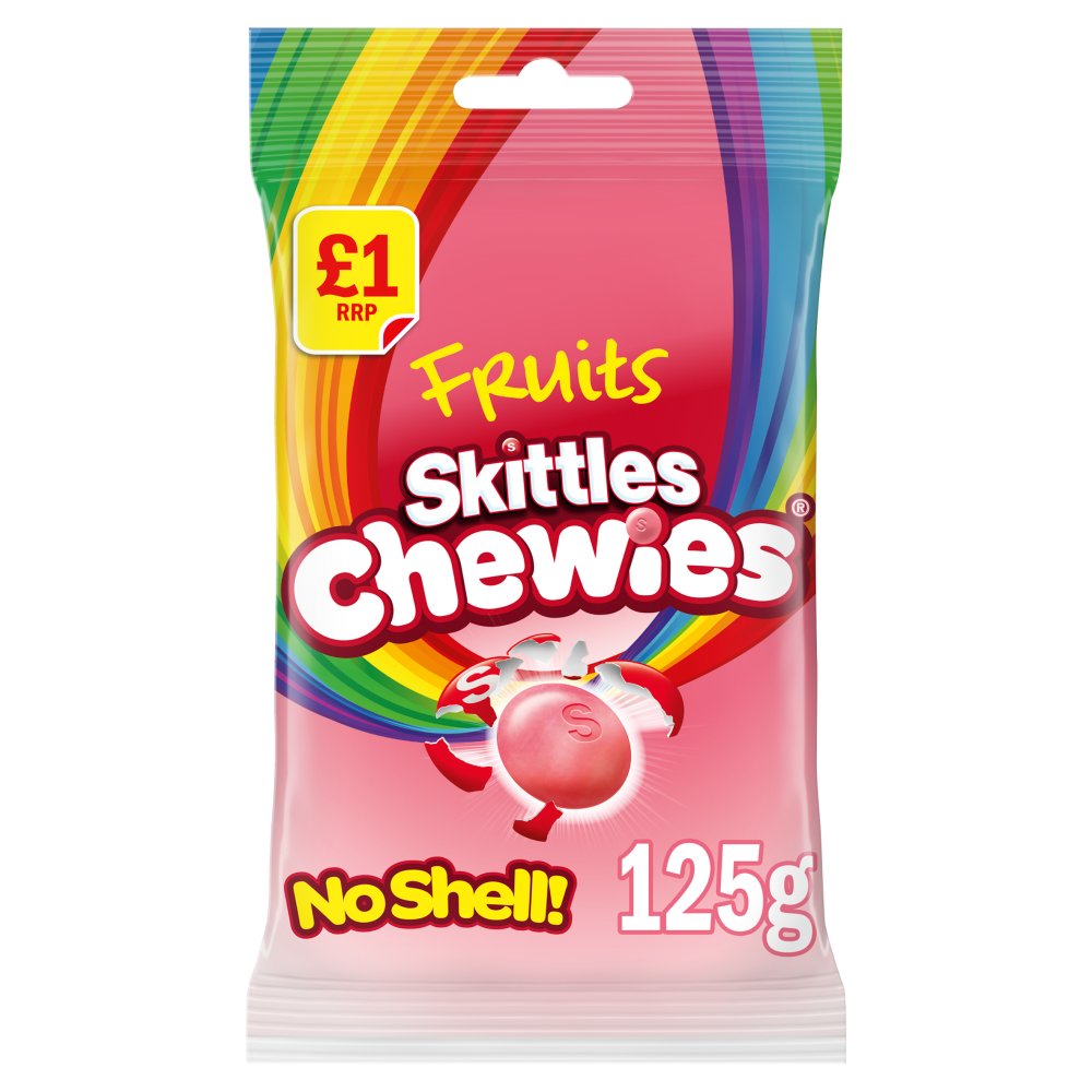 Skittles Chewies Fruits Sweets Treat Bag 125g