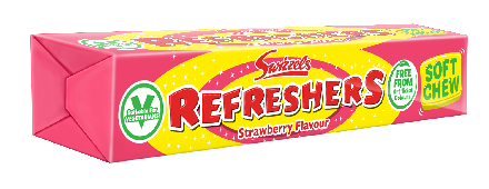 New Refreshers Stickpack - Strawberry 43g (Pack of 36)