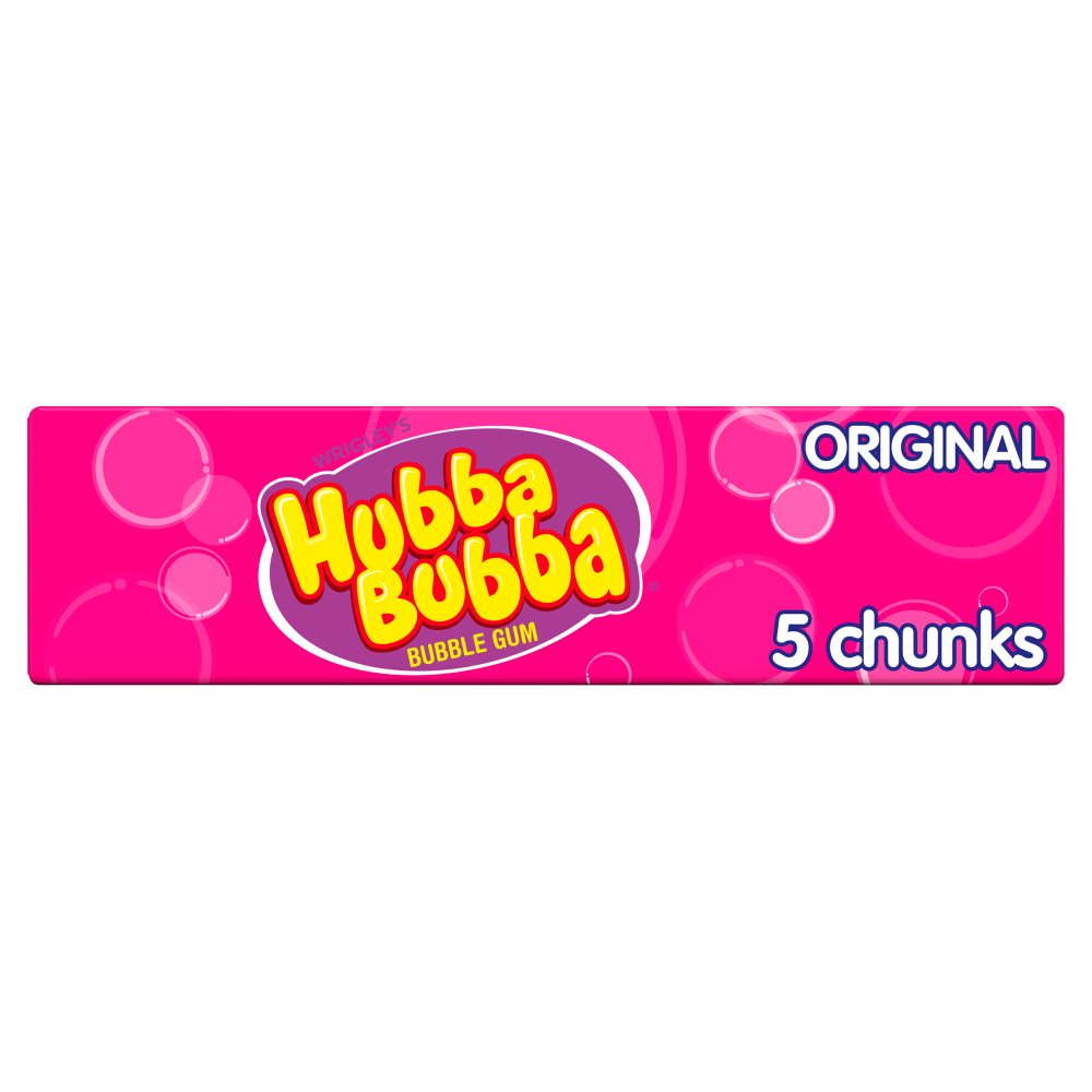 Hubba Bubba Original Bubblegum 5 Chunky Chews