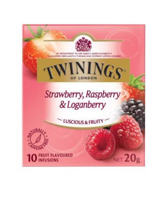 Twinings Rasp/Starw/Logan (Pack of 4)