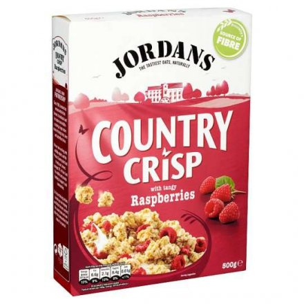 Jordans Country Crisp Raspberry Cereal 500g (Pack of 6)