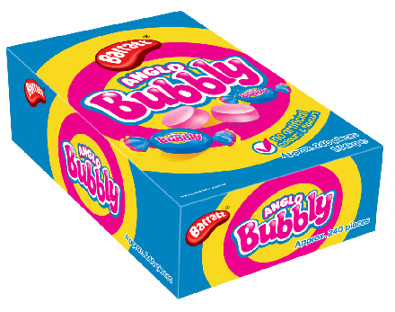 Anglo Bubbly Gum 6g (Pack of 240)