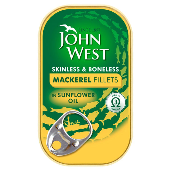 John West Mackerel Fillets in Sunflower Oil 125g