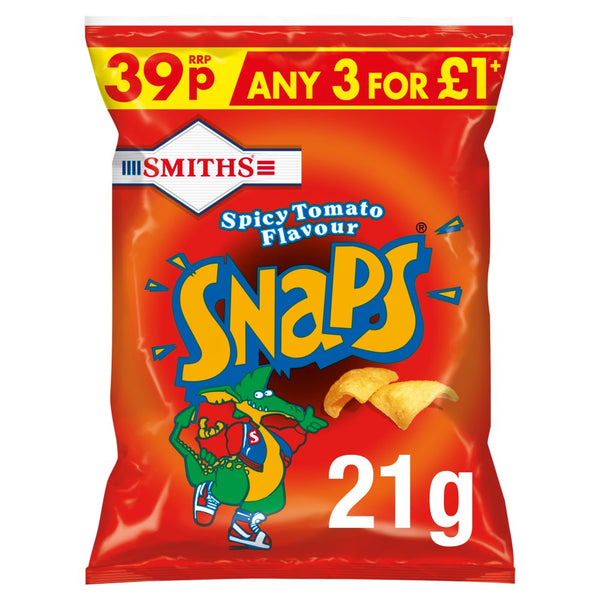 Smiths Snaps Spicy Tomato Snacks  21g