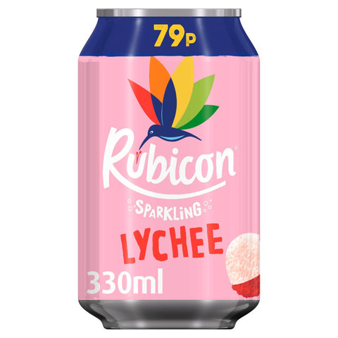 Rubicon Sparkling Lychee Juice Drink 330ml 