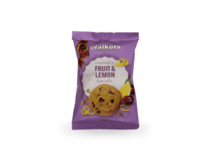Walkers Fruit & Lemon Biscuits 2’s CASE 25g (Pack of 100)