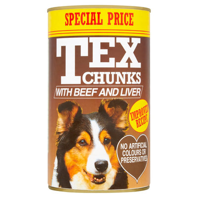Tex Chunks with Beef and Liver 1.2kg